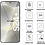 Ntech Hoesje geschikt voor Samsung Galaxy S24 Plus 5G hoesje bookcase Goud - Met screenprotector tempered glass Galaxy S24 Plus - 2x