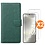 Ntech Hoesje geschikt voor Samsung Galaxy S24 Plus 5G hoesje bookcase Groen - Met screenprotector tempered glass Galaxy S24 Plus - 2x