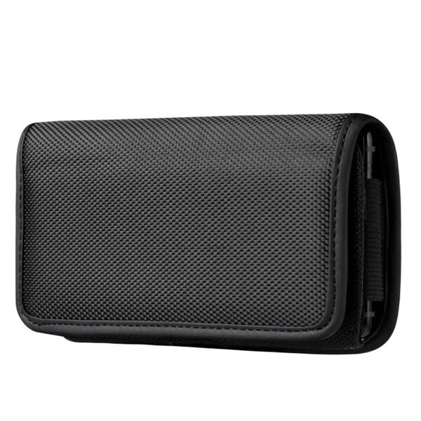 Ntech Riem Holster Hoesje - Universeel Telefoonhoesje Nylon Holster 5.5 Hoesje Geschikt voor Xiaomi Note 13 / Note 13 Pro / Note 13 Pro + / Poco X6 / Poxo M6 / Note 12 Pro hoesje