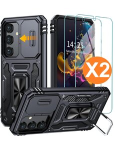 Ntech Hoesje Geschikt voor Samsung Galaxy S24 hoesje backcover Zwart