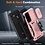 Ntech Hoesje Geschikt voor Samsung Galaxy S24 hoesje backcover Rose Goud met Met Draaibare Ring Houder en camera bescherming - Galaxy S24 Screenprotector - 2 stuks