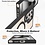 Ntech Hoesje Geschikt voor Samsung Galaxy S24 Ultra hoesje Zwart -  kickstand Draaibare Ring Houder - Geschikt voor Draadloos Opladen met Magnetische Ring