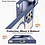 Ntech Hoesje Geschikt voor Samsung Galaxy S24 Ultra hoesje Blauw -  kickstand Draaibare Ring Houder - Geschikt voor Draadloos Opladen met Magnetische Ring