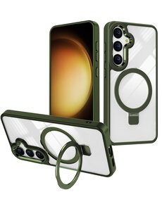 Ntech Hoesje Geschikt voor Samsung Galaxy S24 hoesje Pine Groen