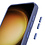 Ntech Hoesje Geschikt voor Samsung Galaxy S24 hoesje Blauw -  kickstand Draaibare Ring Houder - Geschikt voor Draadloos Opladen met Magnetische Ring