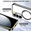 Ntech Hoesje geschikt voor Samsung Galaxy S23 FE hoesje Magnetisch Met Lens beschermer Transparant / Zwart – Magneet hoesje  Case cover Samsung S23 FE