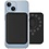 Ntech Kaarthouder Zwart Geschikt Voor met Magnetisch Ring wallet iPhone 12/13/14/15 / 15 Pro /15 Pro Max/PLUS - Kaarthouder pasjeshouder mannen en vrouwen