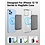 Ntech Kaarthouder Gray Geschikt Voor met Magsafe Ring wallet iPhone 12/13/14/15 / 15 Pro /15 Pro Max/PLUS - Kaarthouder pasjeshouder mannen en vrouwen
