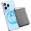 Ntech Kaarthouder Gray Geschikt Voor met Magsafe Ring wallet iPhone 12/13/14/15 / 15 Pro /15 Pro Max/PLUS - Kaarthouder pasjeshouder mannen en vrouwen