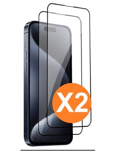 oTronica Screenprotector Geschikt voor iPhone 15 Pro Screenprotector Bescherm Glas Full