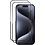 oTronica Screenprotector Geschikt voor iPhone 15 Pro Screenprotector Bescherm Glas Full Cover Zwart 2pack