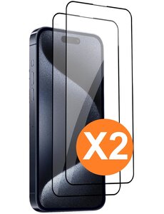 oTronica Screenprotector Geschikt voor iPhone 15 Pro Max Screenprotector Bescherm
