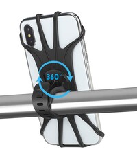 Ntech Telefoonhouder fiets - Smartphone Telefoon houder met 360° draaibaar -