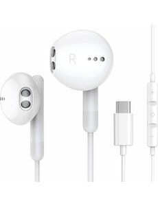 oTronica Oortjes met Draad voor iPhone 15 - USB-C Oortjes iPhone 15 Pro