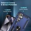 Ntech Hoesje Geschikt voor Samsung Galaxy S24 Plus hoesje Blauw Hybrid Armor Anti-Shock hoesje - Galaxy S24 Plus 5G Hoesje kickstand Ring houder cover TPU backcover hoesje