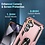 Ntech Hoesje Geschikt voor Samsung Galaxy S24 Plus hoesje Rose Goud Hybrid Armor Anti-Shock hoesje - Galaxy S24 Plus 5G Hoesje kickstand Ring houder cover TPU backcover hoesje