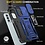 Ntech Hoesje Geschikt voor Samsung Galaxy A15 5G hoesje backcover Blauw met Met Draaibare Ring Houder en camera bescherming - Galaxy A15 5G Screenprotector - 2 stuks