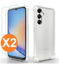 Ntech Hoesje Geschikt voor Samsung Galaxy A35 hoesje transparant