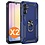 Ntech Hoesje Geschikt voor Samsung Galaxy A25 Hoesje Blauw Anti-Shock Hybrid Armor hoesje -  met screenprotector Galaxy A25 5G - 2 pack