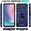 Ntech Hoesje Geschikt voor Samsung Galaxy A25 Hoesje Blauw Anti-Shock Hybrid Armor hoesje -  met screenprotector Galaxy A25 5G - 2 pack