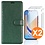 Ntech Hoesje geschikt voor Samsung Galaxy A35 5G hoesje bookcase Groen - Met screenprotector tempered glass voor  Galaxy A35 - 2x