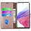 Ntech Hoesje geschikt voor Samsung Galaxy A35 5G hoesje bookcase Rose Goud - Met screenprotector tempered glass voor  Galaxy A35 - 2x