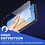 Ntech Hoesje geschikt voor Samsung Galaxy A35 5G hoesje bookcase Goud - Met screenprotector tempered glass voor  Galaxy A35 - 2x