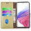 Ntech Hoesje geschikt voor Samsung Galaxy A35 5G hoesje bookcase Goud - Met screenprotector tempered glass voor  Galaxy A35 - 2x