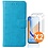 Ntech Hoesje geschikt voor Samsung Galaxy A35 5G hoesje bookcase Blauw - Met screenprotector tempered glass voor  Galaxy A35 - 2x