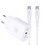 Ntech USB C Adapter + USB C kabel / USB C snellader Geschikt voor Samsung Galaxy A16 / A26 / A36 / A56 met USB C naar USB C kabel 1M - 20W - Geschikt voor Samsung Galaxy S25 / S25 Ultra