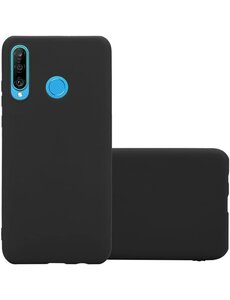 Ntech Hoesje geschikt voor Huawei P30 Lite hoesje Siliconen cover