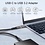 Ntech USB C naar USB A Adapter - OTG - USB 3.0 - USB C naar USB A converter - Universele USB Hub zwart - geschikt voor smartphone / tablet en Macbook en Chromebook
