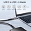 Ntech USB C naar USB A Adapter - OTG - USB 3.0 - USB C naar USB A converter - Universele USB Hub zwart - geschikt voor smartphone / tablet en Macbook en Chromebook