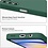 Ntech Hoesje geschikt voor Samsung Galaxy A55 siliconen hoesje Pine Groen zacht TPU backcover - Met gehard glas screenprotector - 2 stuks
