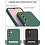 Ntech Hoesje geschikt voor Samsung Galaxy A55 siliconen hoesje Pine Groen zacht TPU backcover - Met gehard glas screenprotector - 2 stuks