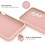 Ntech Hoesje geschikt voor Samsung Galaxy A55 siliconen hoesje Licht Roze zacht TPU backcover - Met gehard glas screenprotector - 2 stuks