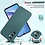 Ntech Hoesje geschikt voor Samsung Galaxy A35 siliconen hoesje Pine Groen zacht TPU backcover - Met gehard glas screenprotector - 2 stuks