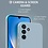 Ntech Hoesje geschikt voor Samsung Galaxy A35 siliconen hoesje Licht Blauw zacht TPU backcover - Met gehard glas screenprotector - 2 stuks