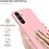 Ntech Hoesje geschikt voor Samsung Galaxy A35 siliconen hoesje Licht Roze zacht TPU backcover - Met gehard glas screenprotector - 2 stuks