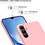 Ntech Hoesje geschikt voor Samsung Galaxy A35 siliconen hoesje Licht Roze zacht TPU backcover - Met gehard glas screenprotector - 2 stuks