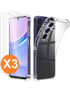 Ntech Hoesje Geschikt Voor Samsung Galaxy A35 5G Hoesje transparant Anti Shock silicone