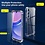 Ntech Hoesje Geschikt Voor Samsung Galaxy A35 5G Hoesje transparant Anti Shock silicone Hoesje Geschikt Voor Samsung Galaxy A35 Screenprotector Glazen 3 pack