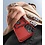 Ntech Hoesje Geschikt voor Samsung Galaxy A55 hoesje backcover Rood met Met Draaibare Ring Houder en camera bescherming - Galaxy A55 Screenprotector - 2 stuks