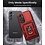 Ntech Hoesje Geschikt voor Samsung Galaxy A55 hoesje backcover Rood met Met Draaibare Ring Houder en camera bescherming - Galaxy A55 Screenprotector - 2 stuks