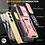 Ntech Hoesje Geschikt voor Samsung Galaxy A35 hoesje backcover Rose Goud met Met Draaibare Ring Houder en camera bescherming - Galaxy A35 Screenprotector - 2 stuks
