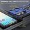 Ntech Hoesje Geschikt voor Samsung Galaxy A35 hoesje backcover Blauw met Met Draaibare Ring Houder en camera bescherming - Galaxy A35 Screenprotector - 2 stuks