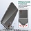 Ntech Hoesje geschikt voor Samsung Galaxy Xcover 7 Hoesje transparant - Anti Shock silicone hoesje Galaxy Xcover 7 case met 2 Pack Screenprotector tempered glass voor Samsung Xcover 7