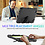 Ntech Tablet hoes Geschikt voor Samsung Galaxy Tab A9 hoes Extreme Robuust Armor Case Hoesje - Tablet hoes Samsung tab A9 screenprotector Ingebouwde Extreme protectie Army Backcover hoes - Ntech