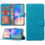 Ntech Hoesje geschikt voor Samsung Galaxy A05s bookcase met pasjeshouder - Blauw