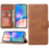 Ntech Hoesje geschikt voor Samsung Galaxy A05s bookcase met pasjeshouder - Bruin